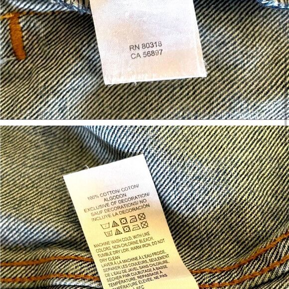 Lucky Brand Tomboy Trucker Blue Jean Babe Denim Jacket Size Small NWT - Picture 8 of 9
